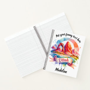 Cuaderno Descubriendo los impresionantes paisajes de Utah