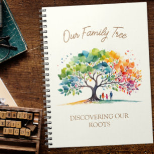 Cuaderno Descubriendo Nuestras Raíces Diseño de Árbol Genea