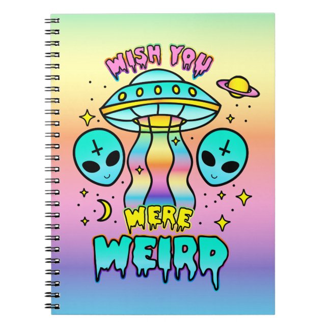Cuaderno Desearía Que Fuera Raro - Extranjeros (Frente)