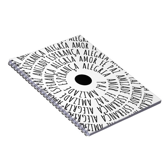 Cuaderno Desejos de Natal - Amor Fé Esperança (Lado Derecho)