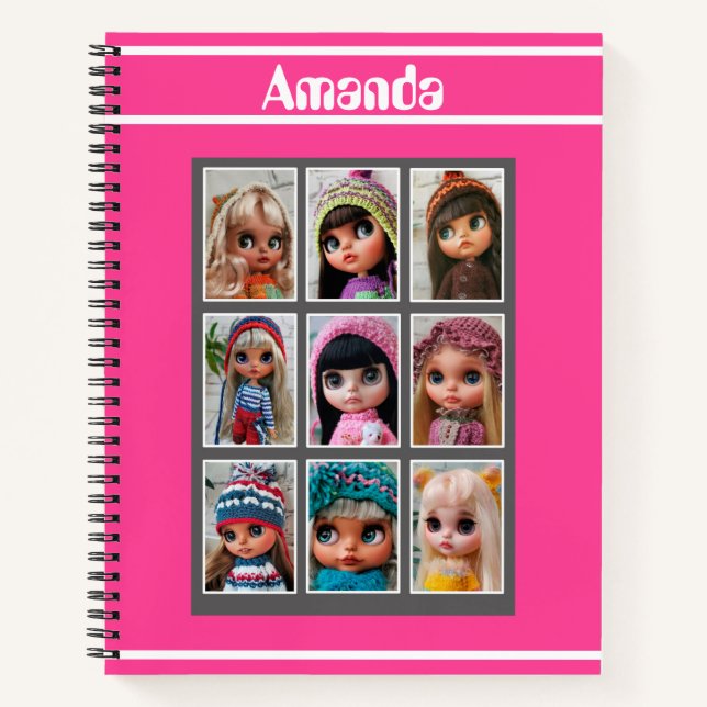 Cuaderno desentrañar las fotos de las muñecas (Anverso)