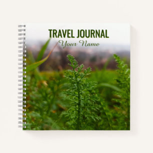 Cuaderno Deseo de viajar personalizable naturaleza viaje bo