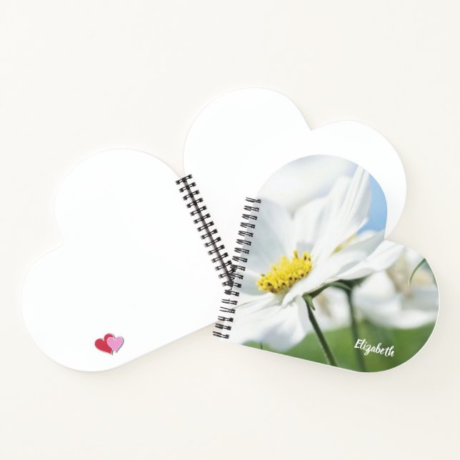 Cuaderno Deseos con maricas blancas personalizadas (Interior)