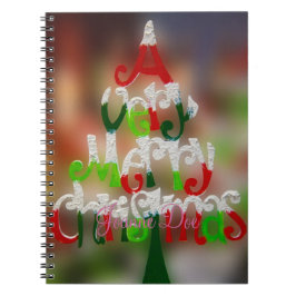 Cuaderno Deseos de Árbol de Navidad