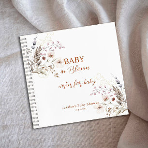 Cuaderno Deseos de Bebé para Bebé Espiral Portátil