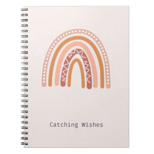 Cuaderno Deseos de captura Boho Bloc de notas Rainbow