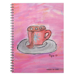 Cuaderno Deseos de CHOColate Caliente - Arte Infantil para