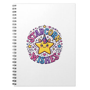 Cuaderno Deseos de Starcorn de Unicornio Impresión Comercia