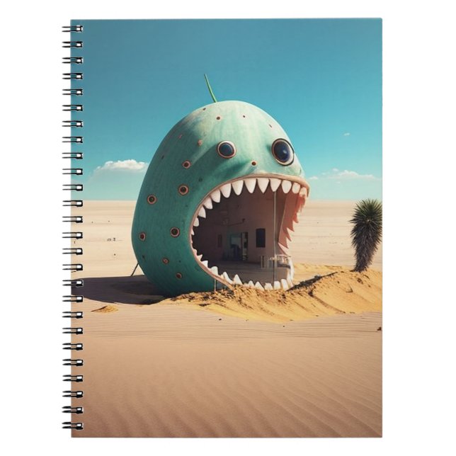 Cuaderno Desert monster house (Frente)