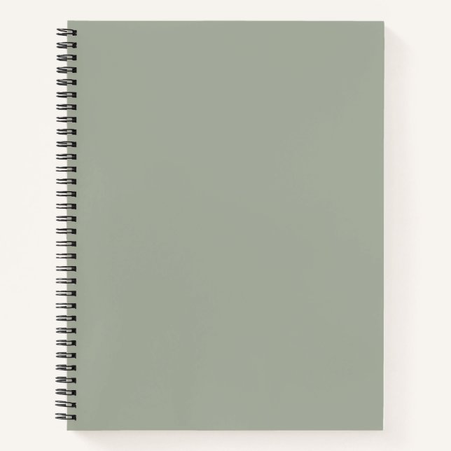Cuaderno Desert Sage Solid Color  (Anverso)