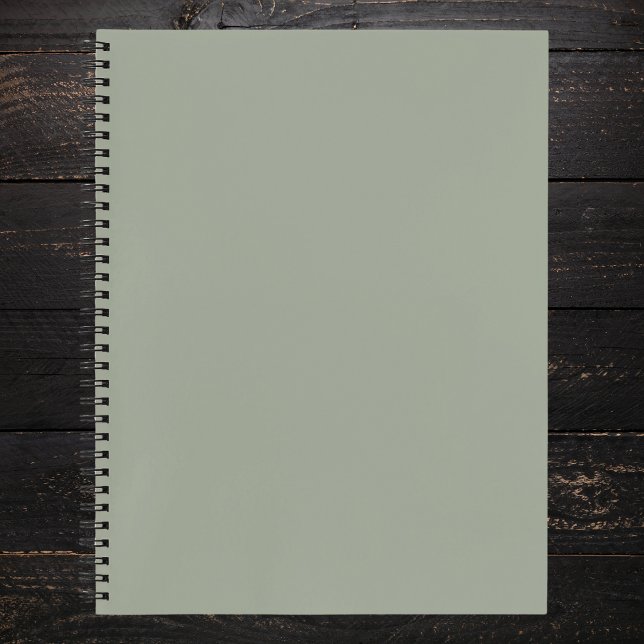 Cuaderno Desert Sage Solid Color  (Subido por el creador)