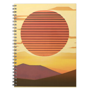 Cuaderno Desert Sunset Rust Naranja y Brown