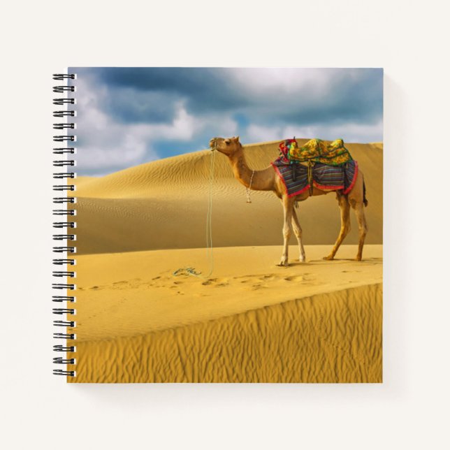 Cuaderno Deserts | Thar Desert Rajasthan India Camel (Anverso)