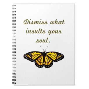 Cuaderno Desestimar lo que insulta a tu alma