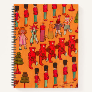 Cuaderno Desfile de juguetes navideños antiguos 1907 Revist