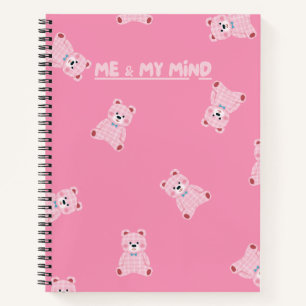 Cuaderno "Desfile de Teddy Rosa - Kawaii Journal Notebook"