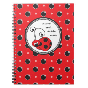 Cuaderno deshilvanado de la mariquita de Itty -