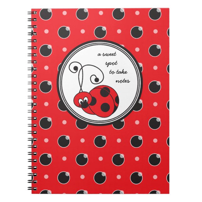 Cuaderno deshilvanado de la mariquita de Itty - (Frente)