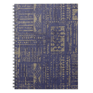 Cuaderno Desi moderno abstracto, contemporáneo de patrones