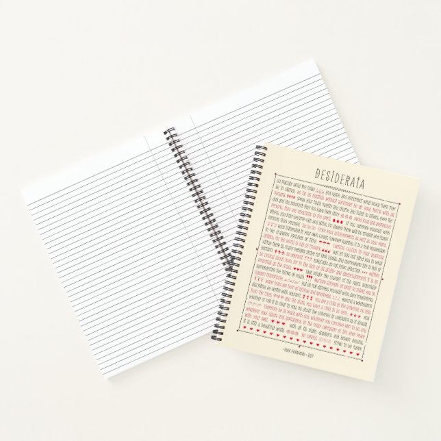 Cuaderno Desiderata - Personalizada (Interior)