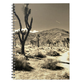 Cuaderno Desierto ambulante en el bloc de notas de Sepia