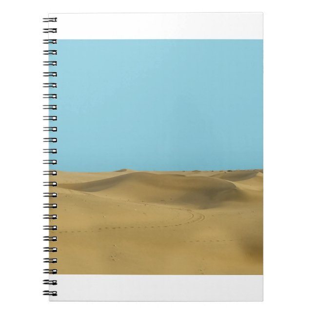 Cuaderno desierto bajo el sol (Frente)
