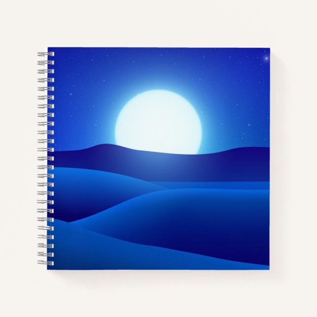 Cuaderno Desierto de noche (Anverso)