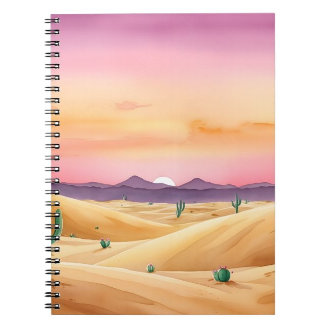 Cuaderno Desierto Dunes Twilight (Frente)