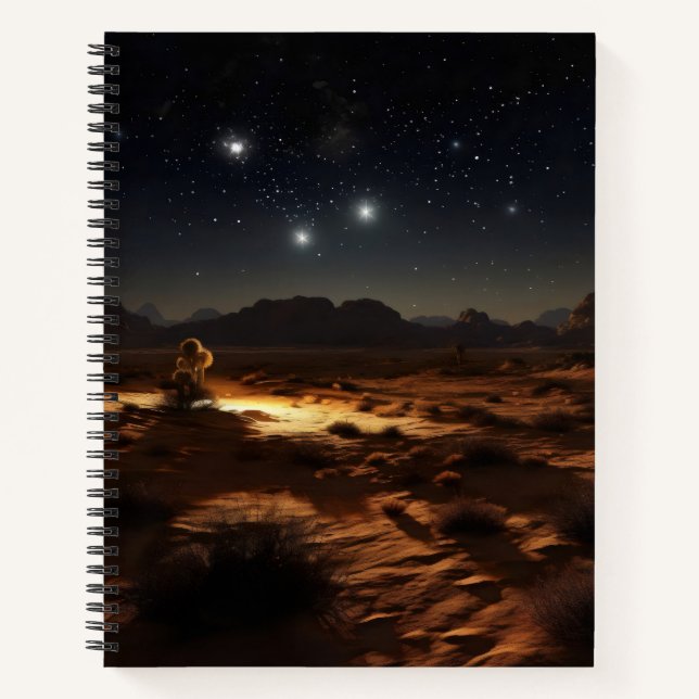 Cuaderno Desierto nocturno de Starry (Anverso)