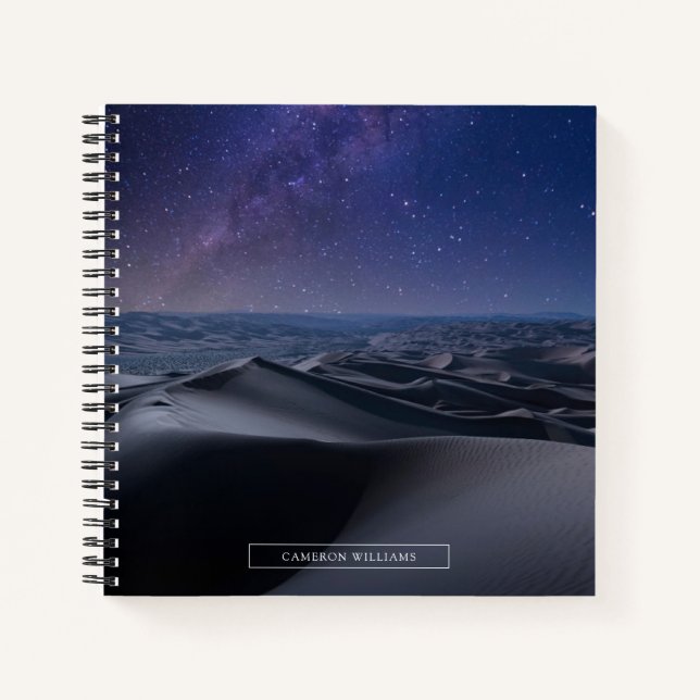 Cuaderno Desiertos | Desierto de barrio vacío Abu Dhabi (Anverso)