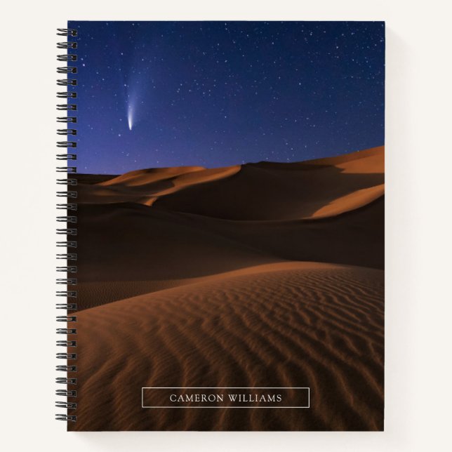 Cuaderno Desiertos | Galaxia de dunas de arena (Anverso)