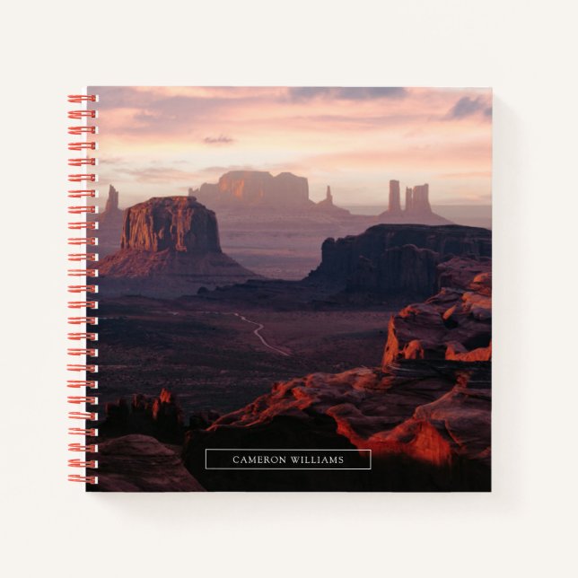 Cuaderno Desiertos | Monument Valley Utah-Ariziona (Anverso)