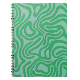 Cuaderno Design simple et élégant Carnet spiral abstrait