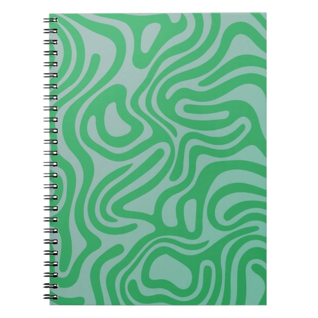 Cuaderno Design simple et élégant Carnet spiral abstrait (Frente)