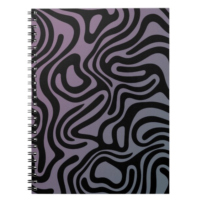 Cuaderno Design simple et élégant Carnet spiral abstrait (Frente)