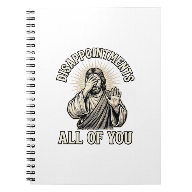 Cuaderno Desilusiones Divertidas Todos Ustedes Grabado Anti (Frente)