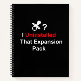 Cuaderno Desinstaló Ese Paquete De Expansión