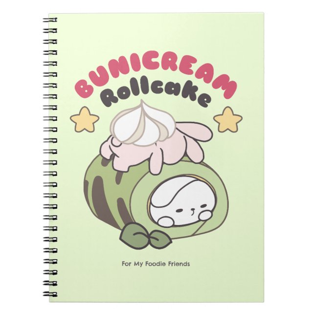 Cuaderno Deslizar en dulzura Bunicream Rollakes Delight (Frente)