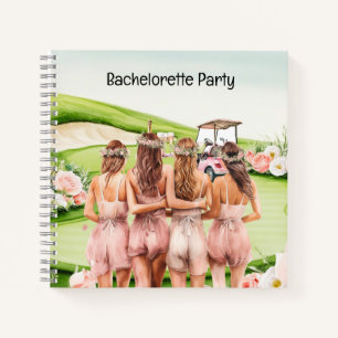 Cuaderno Despedida de soltera de golf para golfista