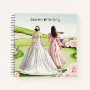 Cuaderno Despedida de soltera de golf para golfista