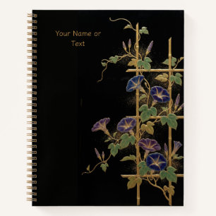 Cuaderno Despertar del Amanecer: Asagao y Bambú al Estilo M