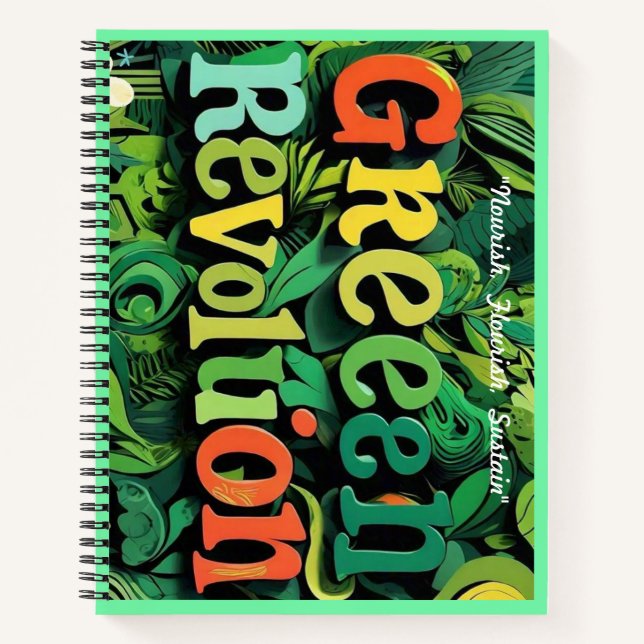 Cuaderno "Despertar la conciencia ambiental" (Anverso)
