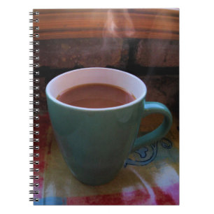 Cuaderno Despierta con una copa caliente de café