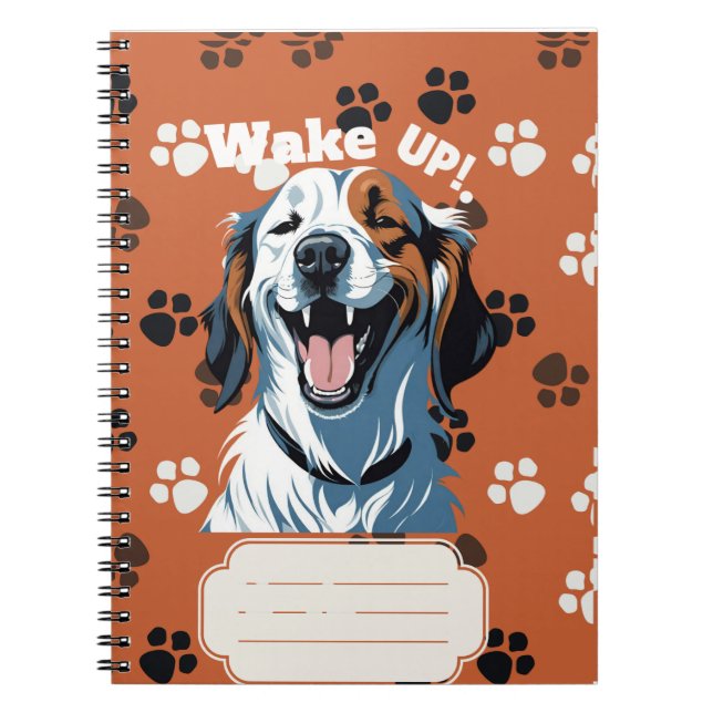 Cuaderno ¡¡¡Despierten!!! Arte pop del recuperador de oro d (Frente)