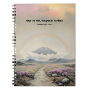 Cuaderno Después de la lluvia (arte paisajístico de acuarel
