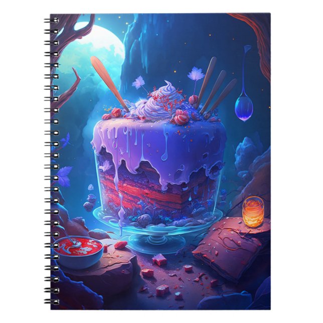 Cuaderno DESSERT x DESERT - Delicioso arte de fantasía de p (Frente)