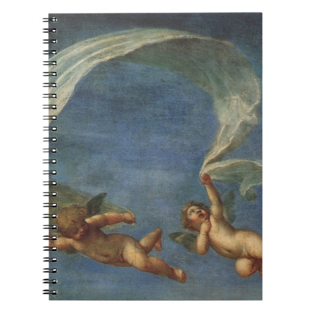 Cuaderno Detalle de ángeles de Adonis guiado por Cupidos po (Frente)