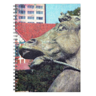 Cuaderno Detalle de caballos de la fuente Plaza