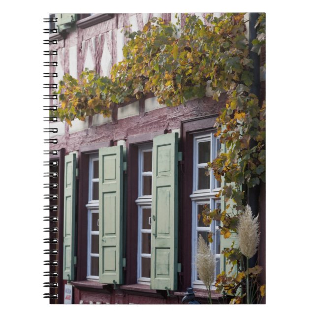 Cuaderno Detalle de casa con entramado de madera (Frente)
