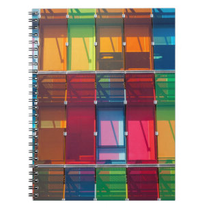 Cuaderno Detalle de edificio comercial multicolor